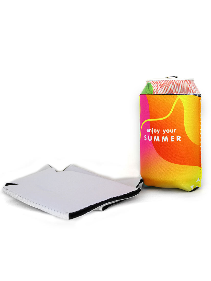 Pearl Coating™ Sublimation Neoprene Can Cooler - Pack of 10 - Joto Imaging Supplies Canada