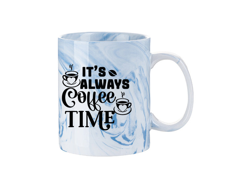 Pearl Coating™ 11oz Sublimation Ceramic Marble Mug - Case of 36 - Joto Imaging Supplies Canada