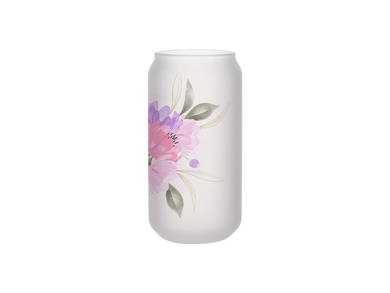 Pearl Coating™ 18oz Sublimation Glass Beer Can Frosted - Pack of 12 - Joto Imaging Supplies Canada
