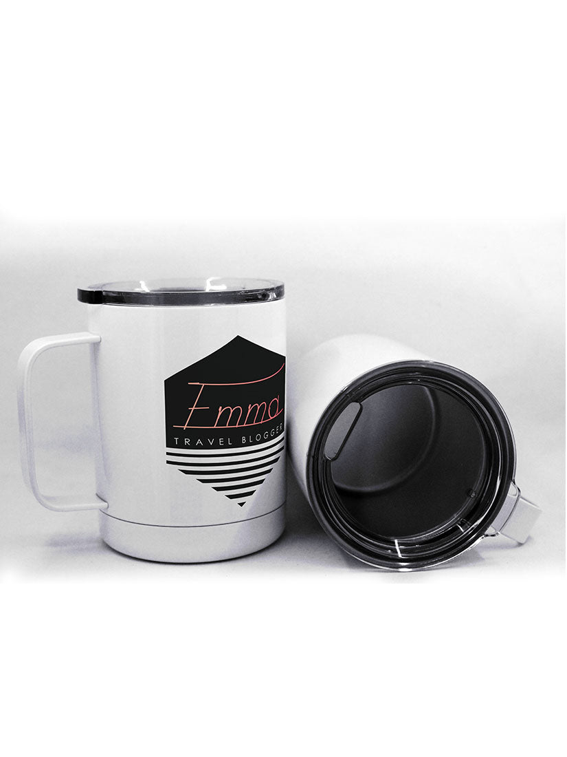 Pearl Coating™ 12oz Sublimation Stainless Steel Coffee Cup with Lid - Pack of 5 - Joto Imaging Supplies Canada