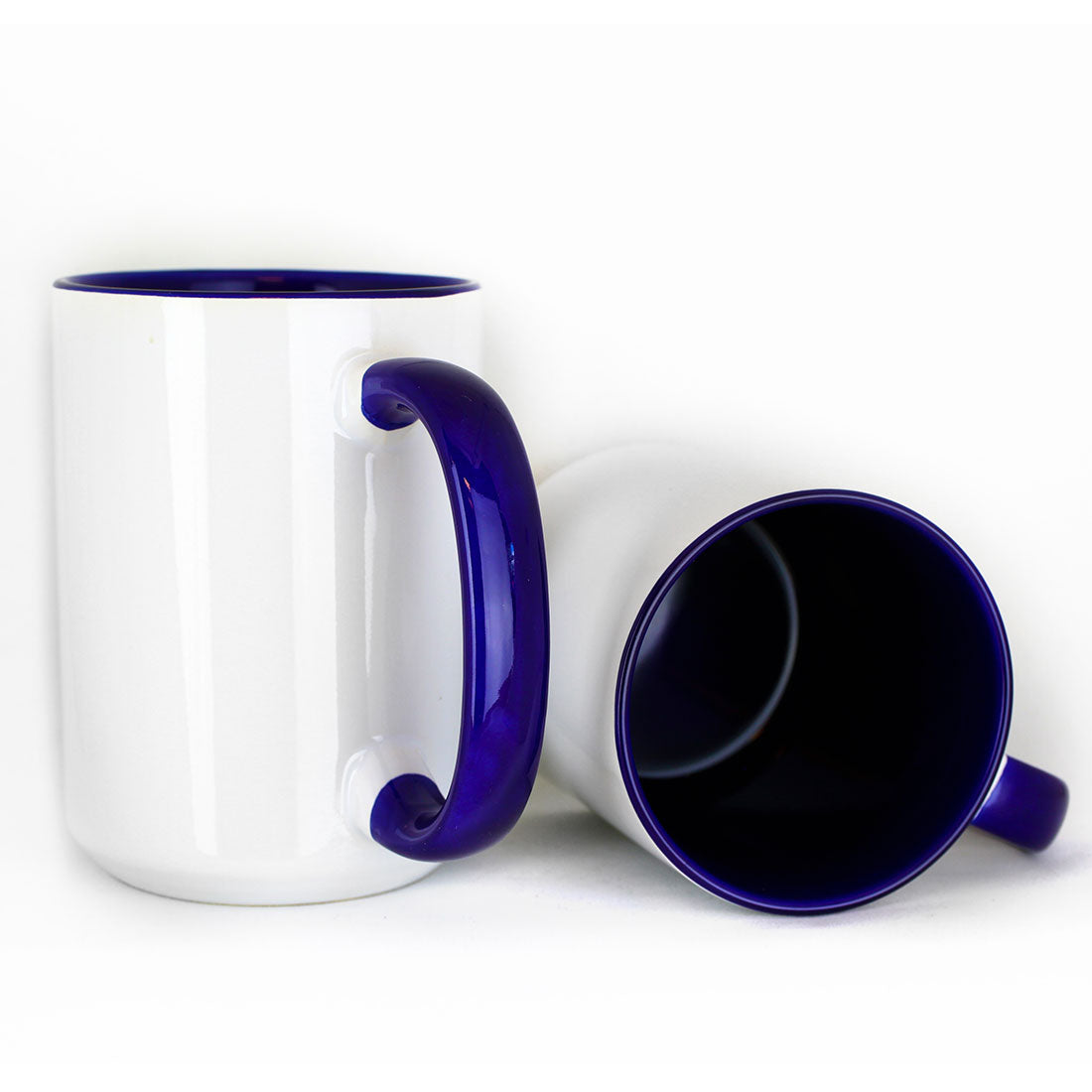 15oz Inner Colored Sublimation Mug, dark blue