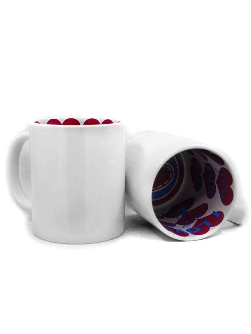 Pearl Coating™ 11oz Sublimation "I love you" White Mug - Case of 36 - Joto Imaging Supplies Canada