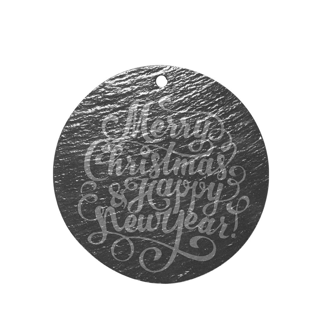 Engravable 3" Round Slate Ornament Double Sided - Pack of 10 - Joto Imaging Supplies Canada
