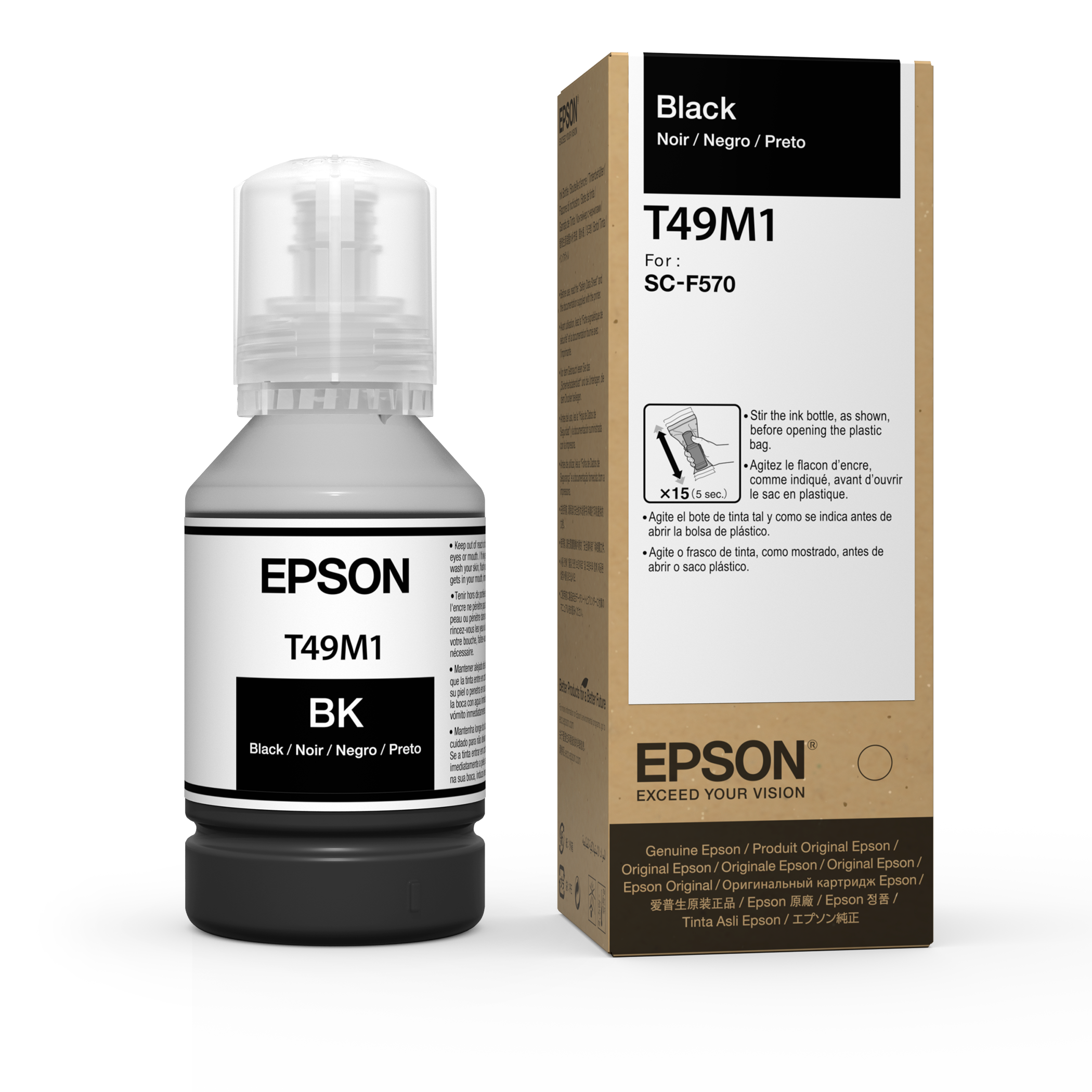Epson® SureColor F170/ F570 Inks-Individual Bottles -140mL - Joto Imaging Supplies Canada