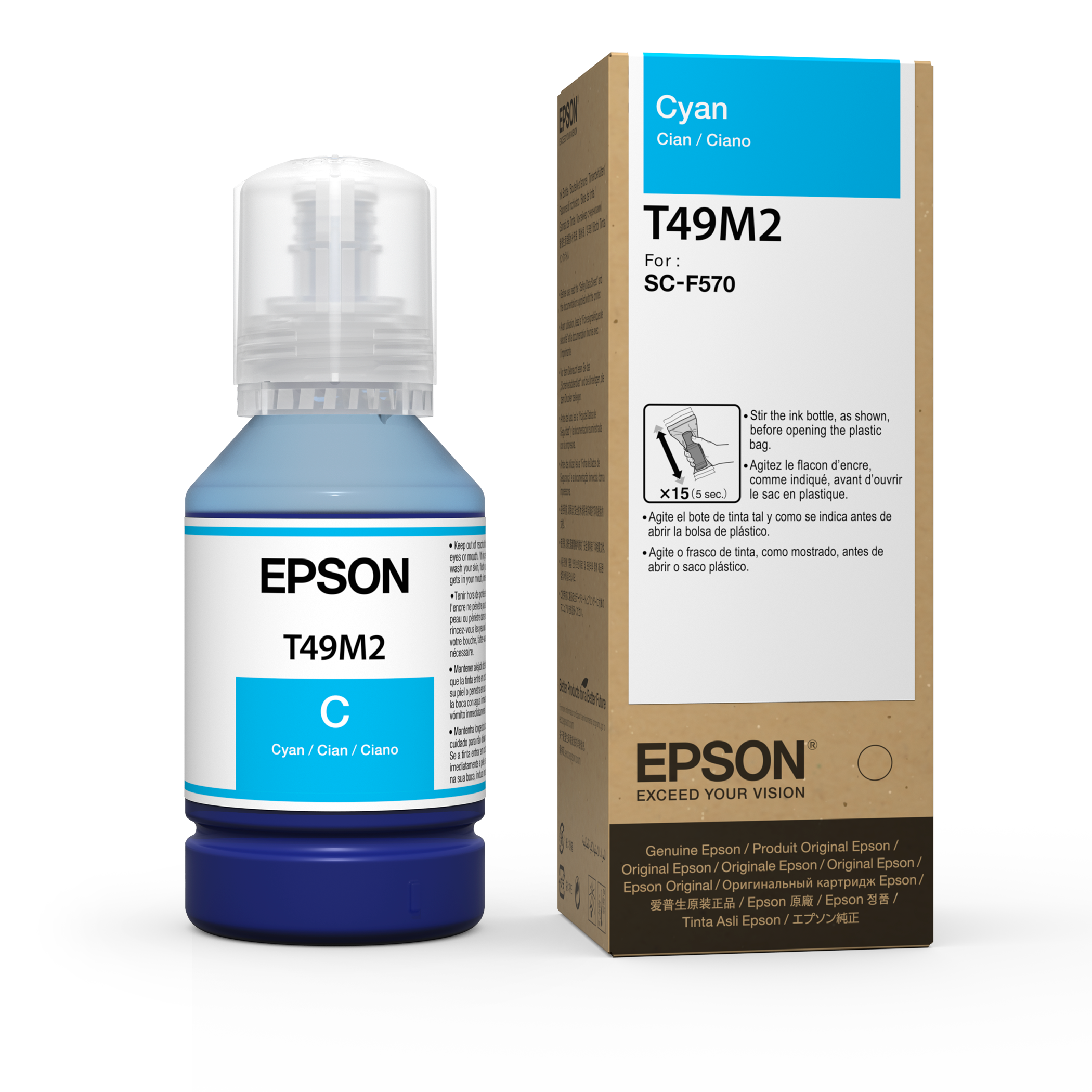 Epson® SureColor F170/ F570 Inks-Individual Bottles -140mL - Joto Imaging Supplies Canada