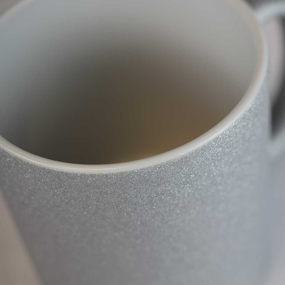 Pearl Coating™ 11oz Sublimation Silver Glitter Mug - Case of 36 - Joto Imaging Supplies Canada