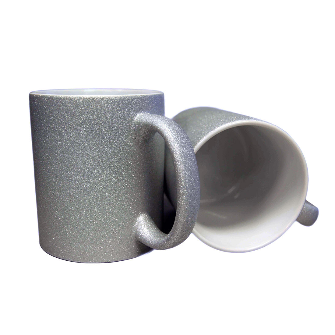 Pearl Coating™ 11oz Sublimation Silver Glitter Mug - Case of 36 - Joto Imaging Supplies Canada