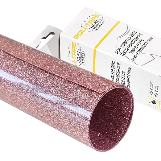 POLI-FLEX® Pearl Glitter Heat Transfer Vinyl (12 in X 48 in) - Joto Imaging Supplies Canada
