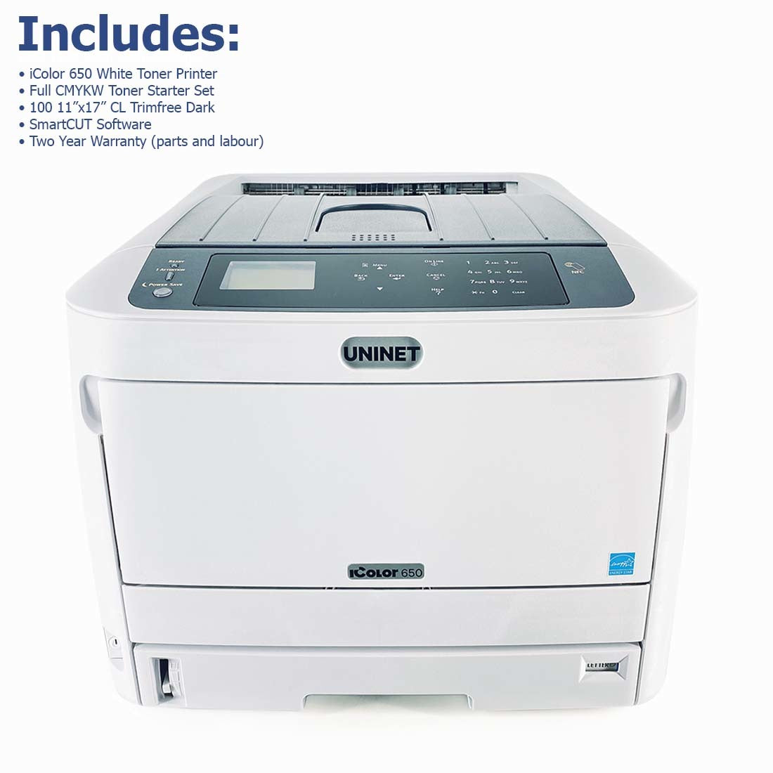 iColor 650 White Toner Printer - Joto Imaging Supplies Canada