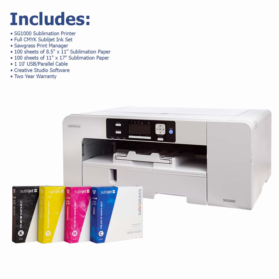 Sawgrass Virtuoso SG1000 Sublimation Printer Package - Joto Imaging Supplies Canada