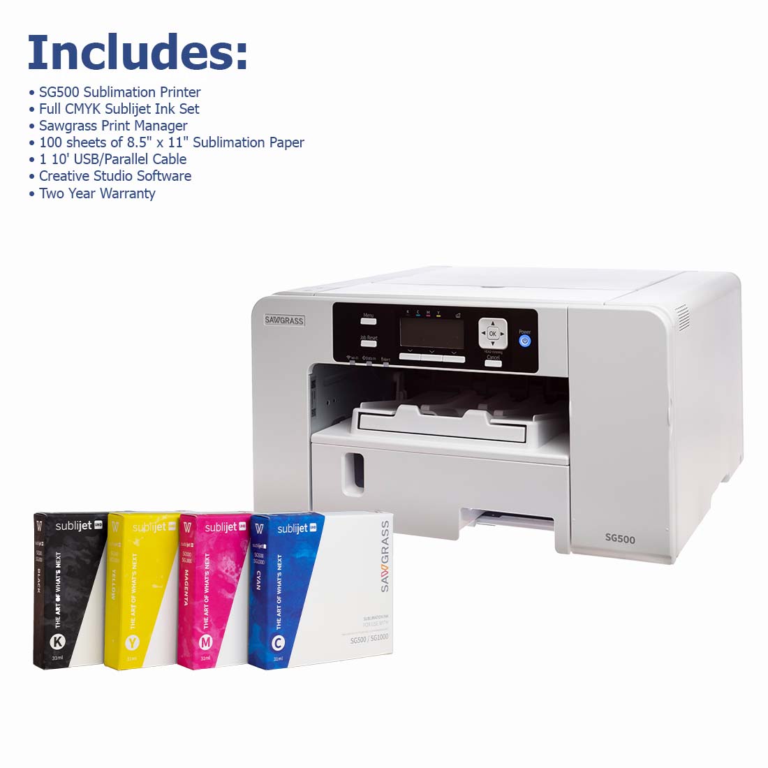 Sawgrass Virtuoso SG500 Sublimation Printer Package - Joto Imaging Supplies Canada
