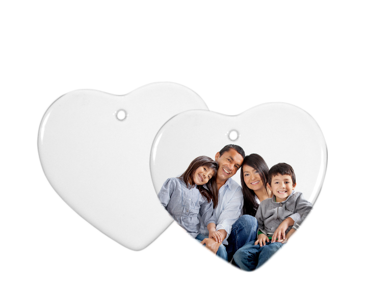 Pearl Coating™ Sublimation Ceramic Ornaments - Pack of 25 - Joto Imaging Supplies Canada