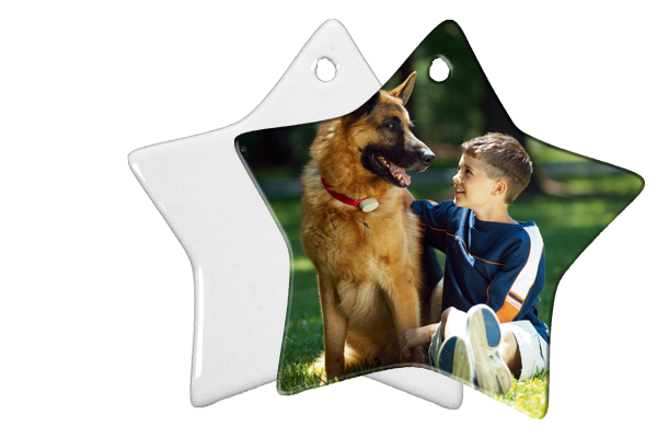 Pearl Coating™ Sublimation Ceramic Ornaments - Pack of 25 - Joto Imaging Supplies Canada