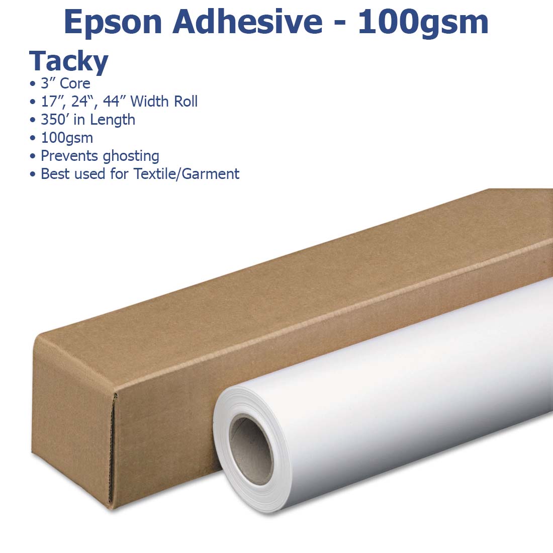 Epson® DS Adhesive Textile Transfer Roll - Joto Imaging Supplies Canada