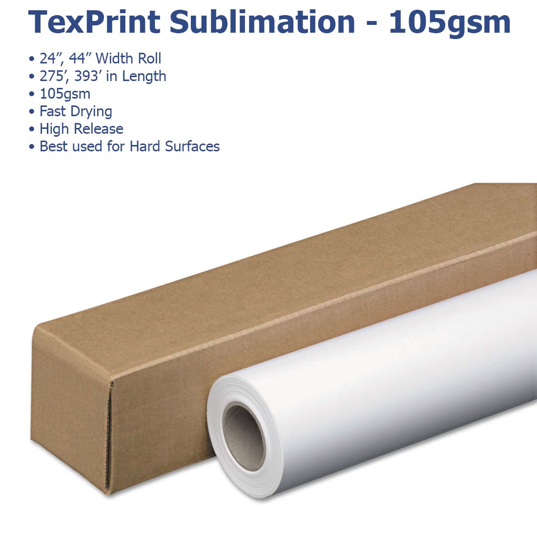 TexPrint Sublimation Paper - Rolls - Joto Imaging Supplies Canada