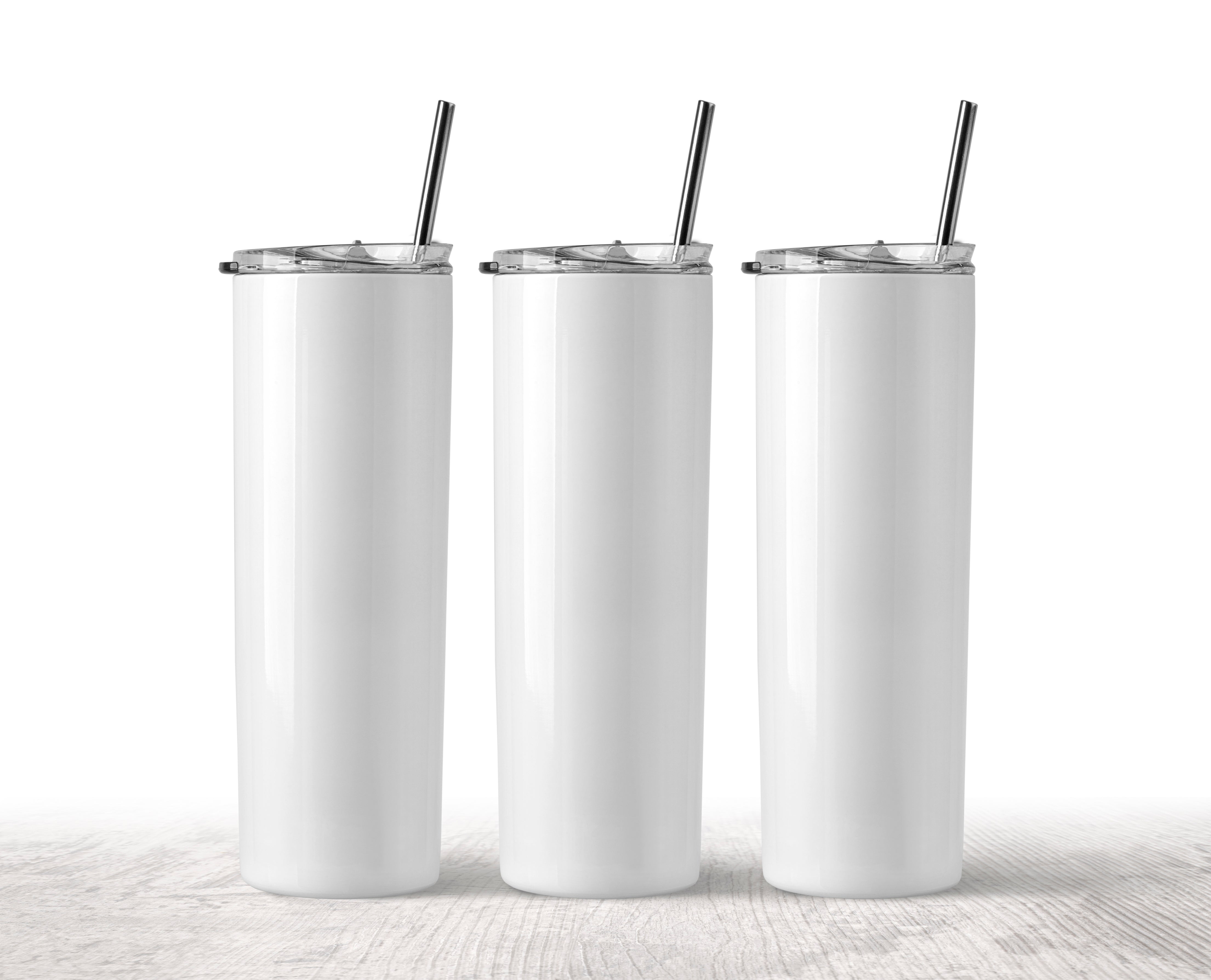 Pearl Coating™ 20oz Sublimation Stainless Steel Tumbler with Straw & Lid - Pack of 5 - Joto Imaging Supplies Canada