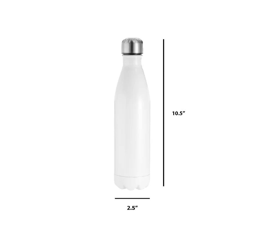 Pearl Coating™ 17oz Sublimation Stainless Steel Coke Shaped Bottle - Pack of 5 - Joto Imaging Supplies Canada