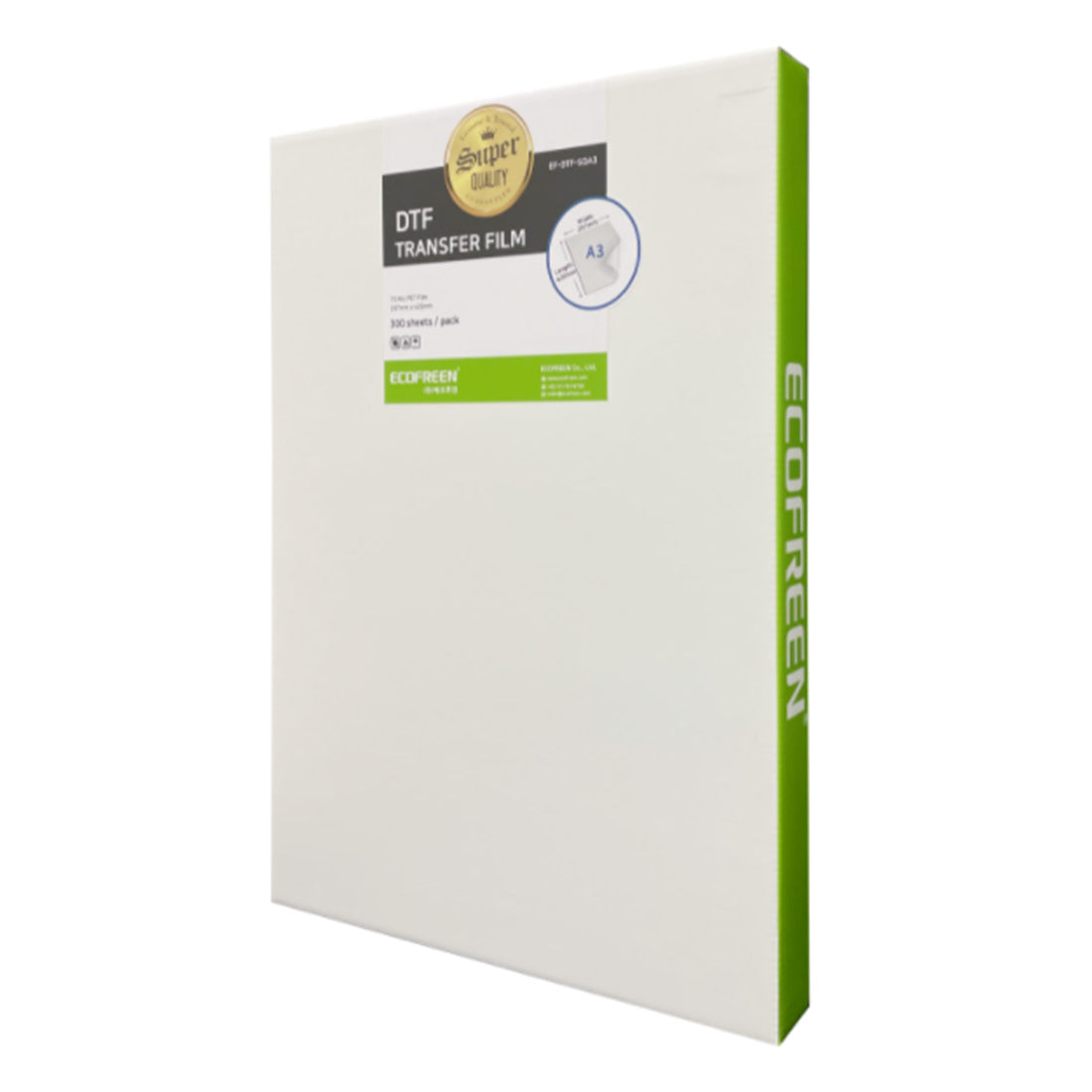 Ecofreen® Direct To Film (DTF) Super Quality - Pack of 100 - Joto Imaging Supplies Canada