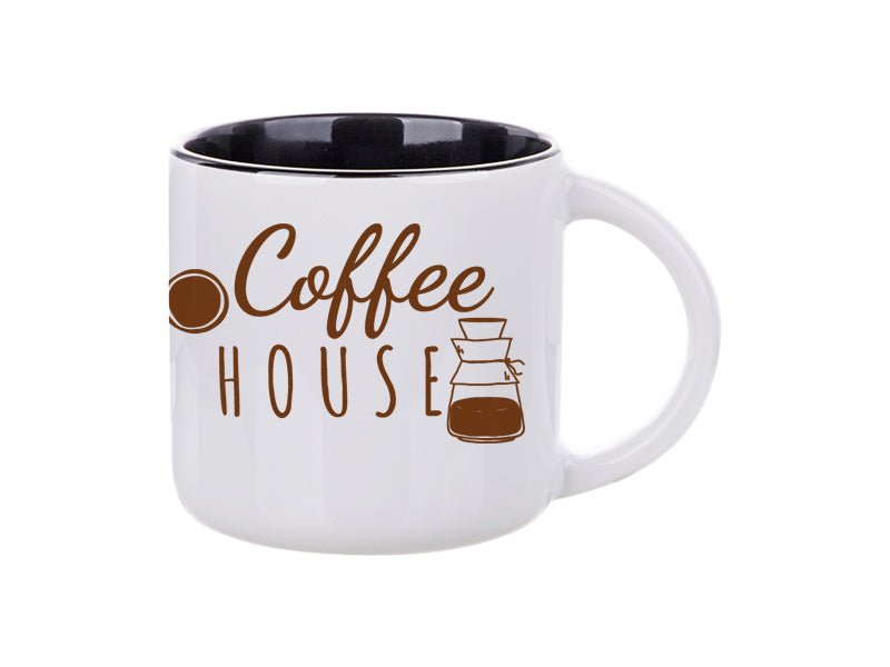 Inner Colored Sublimation Mug, black