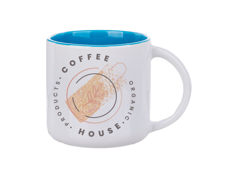 Inner Colored Sublimation Mug coffe blue