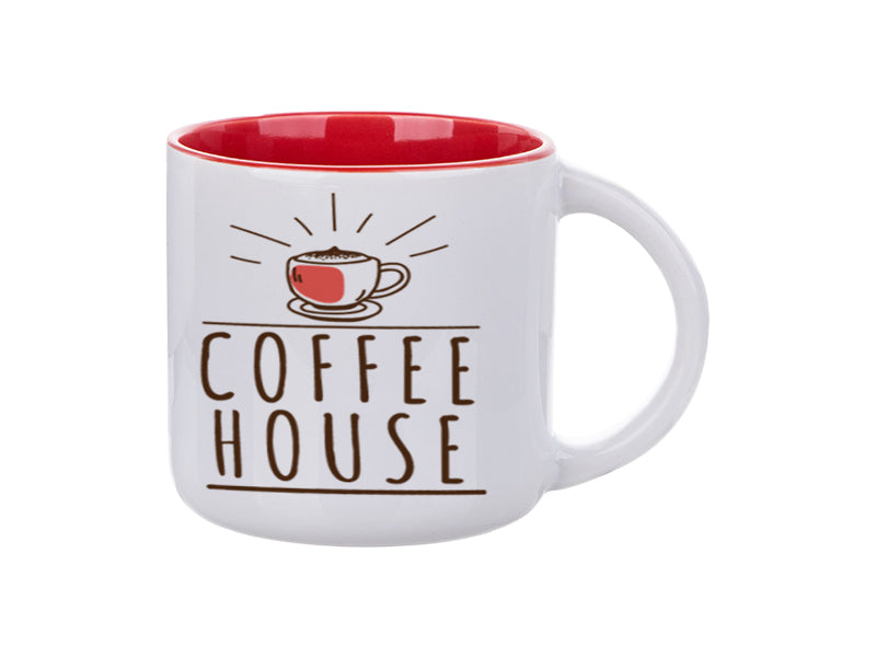 Inner Colored Sublimation Mug, red